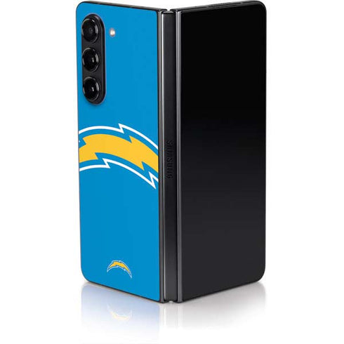 NFL Los Angeles Chargers Large Logo Galaxy Z Fold5 5G Skin