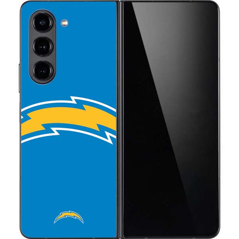 NFL Los Angeles Chargers Large Logo Galaxy Z Fold5 5G Skin