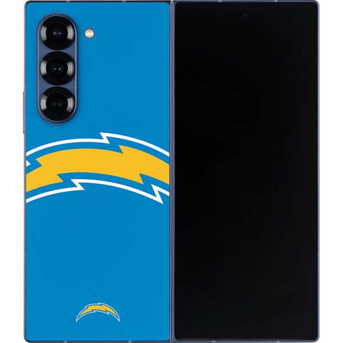 NFL Los Angeles Chargers Large Logo Galaxy Z Fold6 Skin