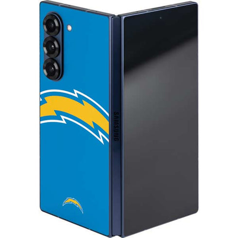 NFL Los Angeles Chargers Large Logo Galaxy Z Fold6 Skin