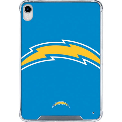 NFL Los Angeles Chargers Large Logo iPad 11th Gen (2025) Clear Case