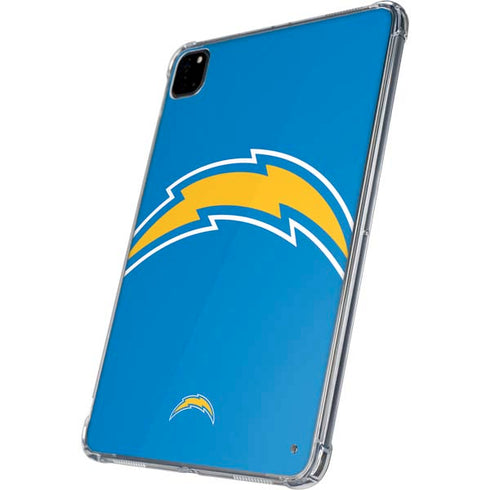 NFL Los Angeles Chargers Large Logo iPad Pro 11in (2024) Clear Case
