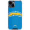 NFL Los Angeles Chargers Large Logo iPhone 15 Clear Case