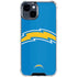 NFL Los Angeles Chargers Large Logo iPhone 15 Clear Case