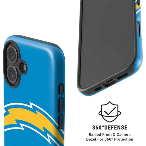 NFL Los Angeles Chargers Large Logo iPhone 16 Magsafe Impact Case