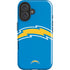 NFL Los Angeles Chargers Large Logo iPhone 16 Plus Impact Case