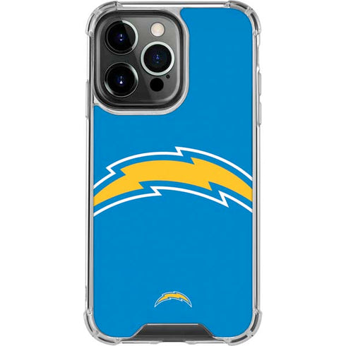 NFL Los Angeles Chargers Large Logo iPhone 16 Pro Clear Case