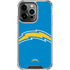 NFL Los Angeles Chargers Large Logo iPhone 16 Pro Clear Case