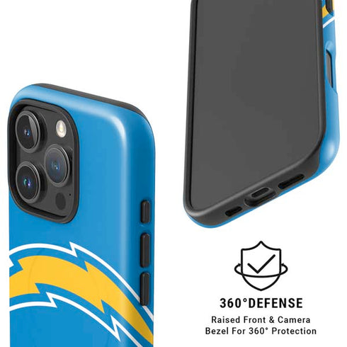 NFL Los Angeles Chargers Large Logo iPhone 16 Pro Max Magsafe Impact Case