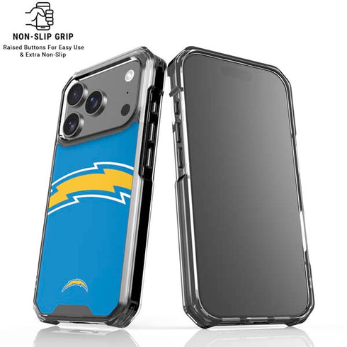 NFL Los Angeles Chargers Large Logo iPhone 18 Pro Clear Case