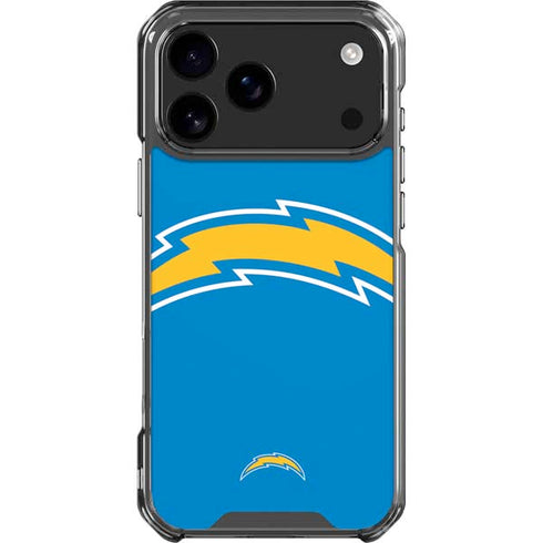 NFL Los Angeles Chargers Large Logo iPhone 18 Pro Max Clear Case