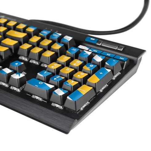 NFL Los Angeles Chargers Large Logo K95 RGB PLATINUM Mechanical Gaming Keyboard Skin