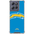 NFL Los Angeles Chargers Large Logo Moto G Play 5G (2025) Clear Case