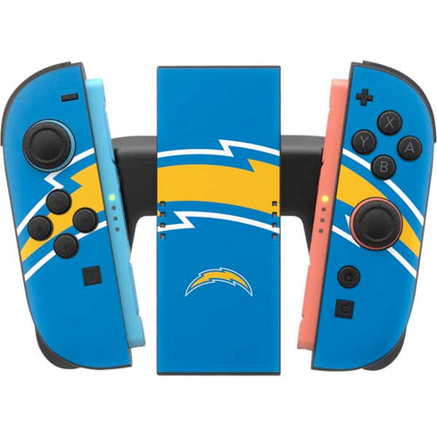 NFL Los Angeles Chargers Large Logo Nintendo Switch 2 (2025) Joy-Con Controller Skin
