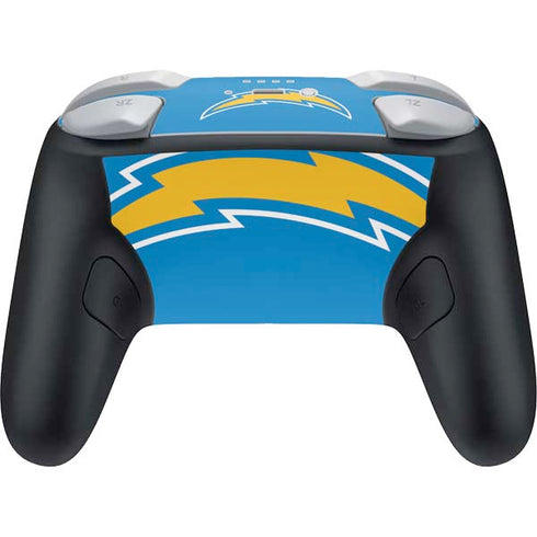 NFL Los Angeles Chargers Large Logo Nintendo Switch 2 (2025) Pro Controller Skin