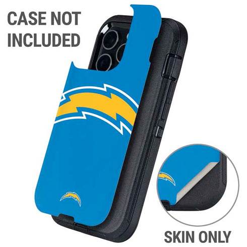 NFL Los Angeles Chargers Large Logo Otterbox Defender iPhone Skin