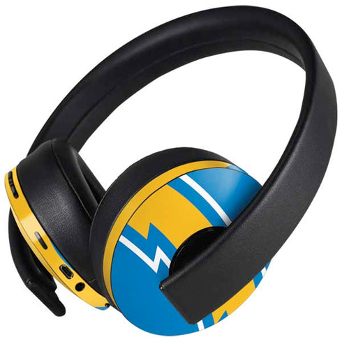 NFL Los Angeles Chargers Large Logo PlayStation 4 Gold Wireless Headset Skin