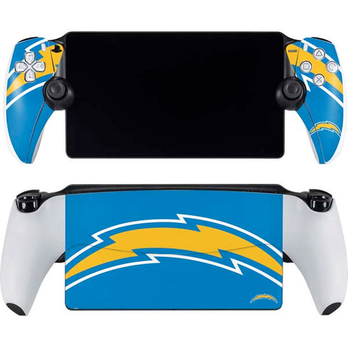 NFL Los Angeles Chargers Large Logo PlayStation Portal Remote Player Skin