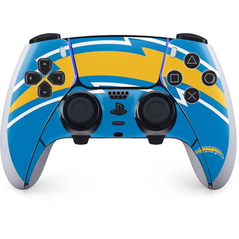 NFL Los Angeles Chargers Large Logo PS5 DualSense Edge Pro Controller Skin