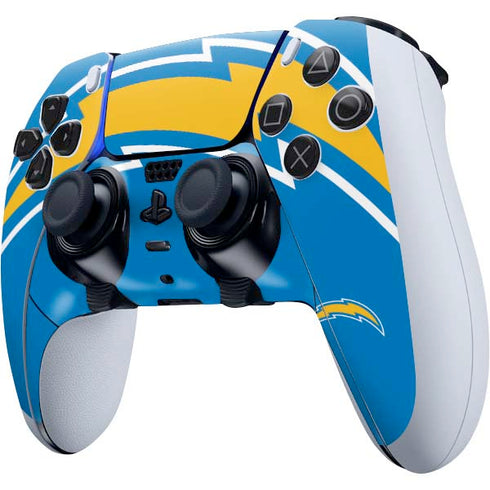 NFL Los Angeles Chargers Large Logo PS5 DualSense Edge Pro Controller Skin