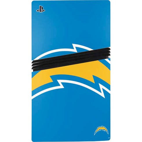 NFL Los Angeles Chargers Large Logo PS5 Pro Bundle Skin