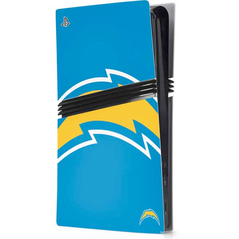 NFL Los Angeles Chargers Large Logo PS5 Pro Console Skin