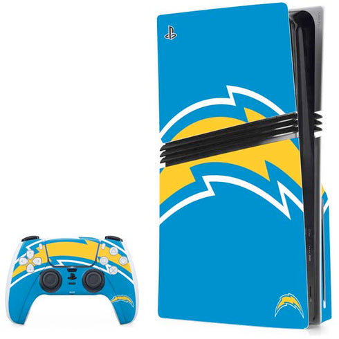 NFL Los Angeles Chargers Large Logo PlayStation PS5 Skins