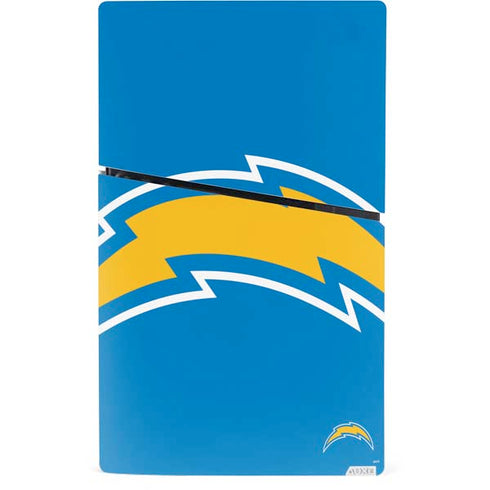 NFL Los Angeles Chargers Large Logo PS5 Slim Digital Edition Console Skin