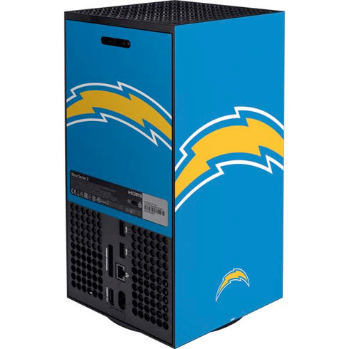 NFL Los Angeles Chargers Large Logo XBox Series X Digital Edition Bundle Skin