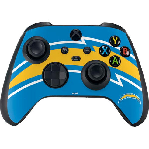 NFL Los Angeles Chargers Large Logo XBox Series X Digital Edition Bundle Skin