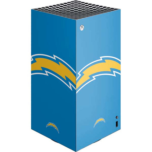 NFL Los Angeles Chargers Large Logo XBox Series X Digital Edition Console Skin