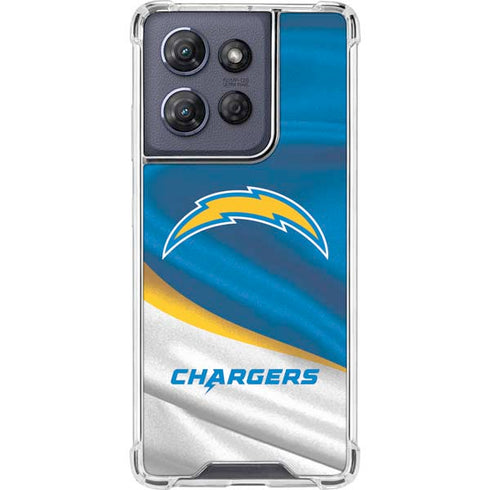 NFL Los Angeles Chargers Moto G 5G (2025) Clear Case