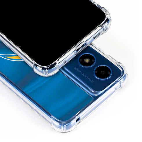 NFL Los Angeles Chargers Moto G 5G (2024) Clear Case
