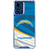 NFL Los Angeles Chargers Moto G Play 4G (2024) Clear Case