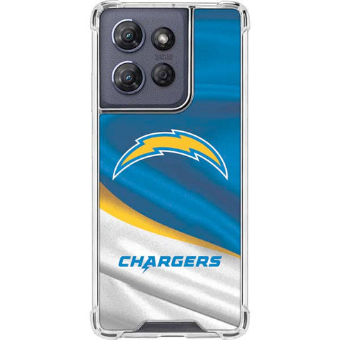 NFL Los Angeles Chargers Moto G Power 5G (2025) Clear Case