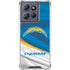 NFL Los Angeles Chargers Moto G Power 5G (2025) Clear Case