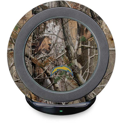 NFL Los Angeles Chargers Realtree AP Camo Fast Charge Wireless Charging Stand Skin