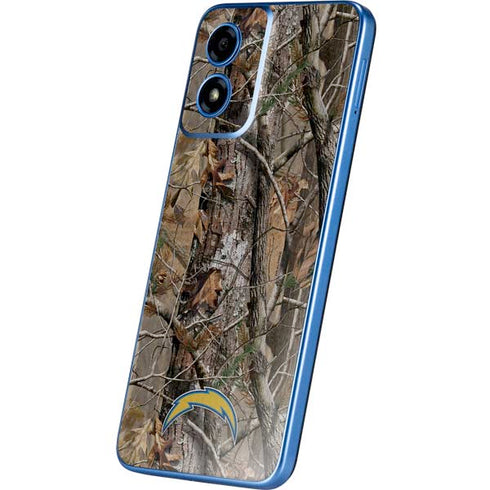 NFL Los Angeles Chargers Realtree AP Camo Moto G Play 4G (2024) Skin