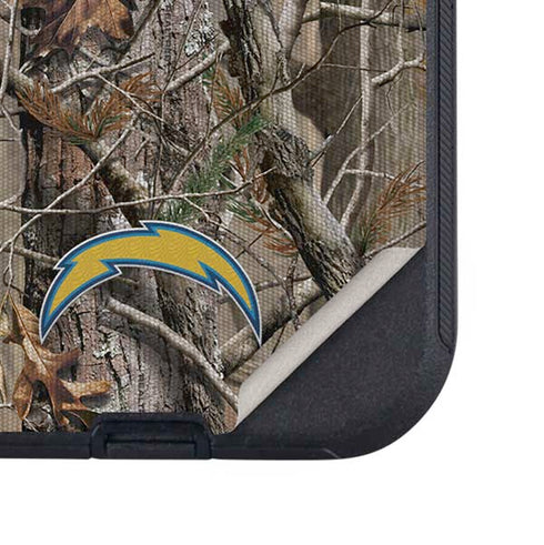 NFL Los Angeles Chargers Realtree AP Camo Otterbox Defender iPhone Skin