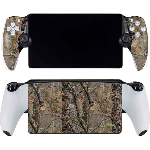 NFL Los Angeles Chargers Realtree AP Camo PlayStation Portal Remote Player Skin