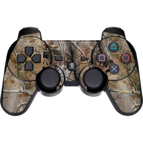 NFL Los Angeles Chargers Realtree AP Camo PS3 Dual Shock wireless controller Skin