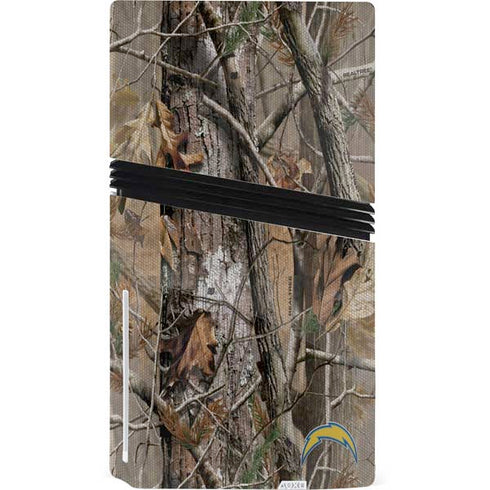 NFL Los Angeles Chargers Realtree AP Camo PS5 Pro Disk Bundle Skin