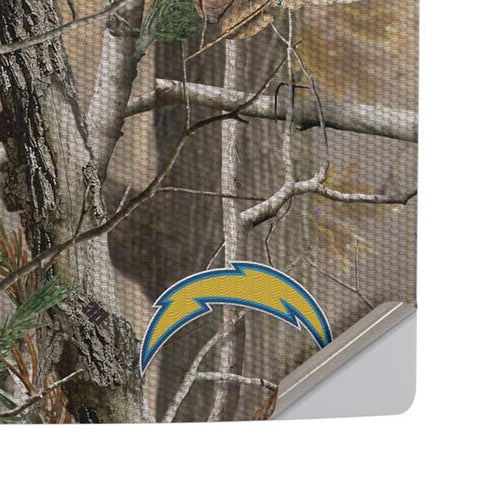 NFL Los Angeles Chargers Realtree AP Camo PS5 Pro Disk Console Skin