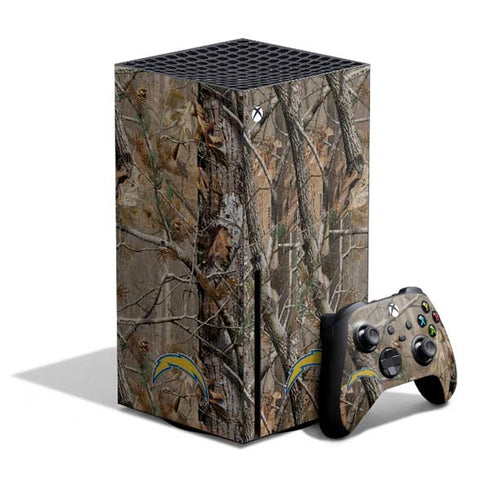 NFL Los Angeles Chargers Realtree AP Camo Xbox Series X Skins