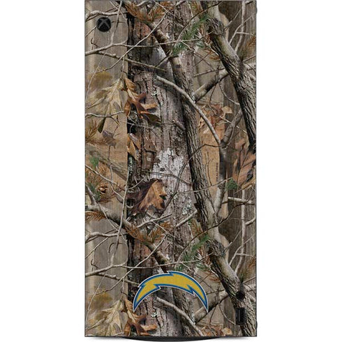 NFL Los Angeles Chargers Realtree AP Camo XBox Series X Digital Edition Console Skin
