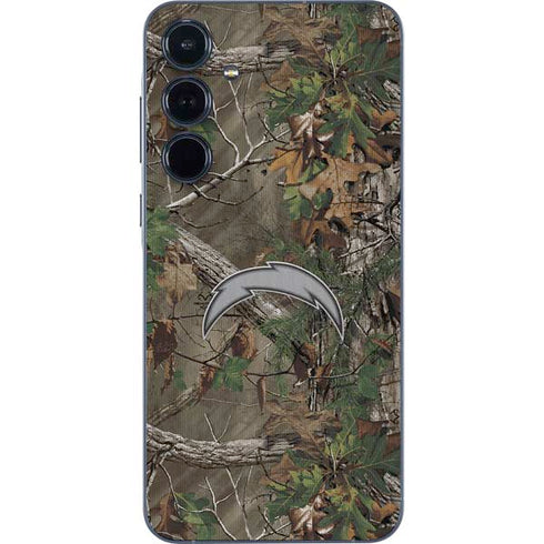 NFL Los Angeles Chargers Realtree Xtra Green Camo Galaxy A35 5G Skin