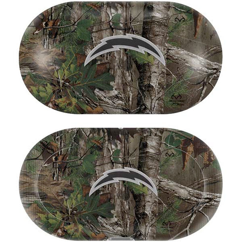 NFL Los Angeles Chargers Realtree Xtra Green Camo Galaxy Buds Plus Skin