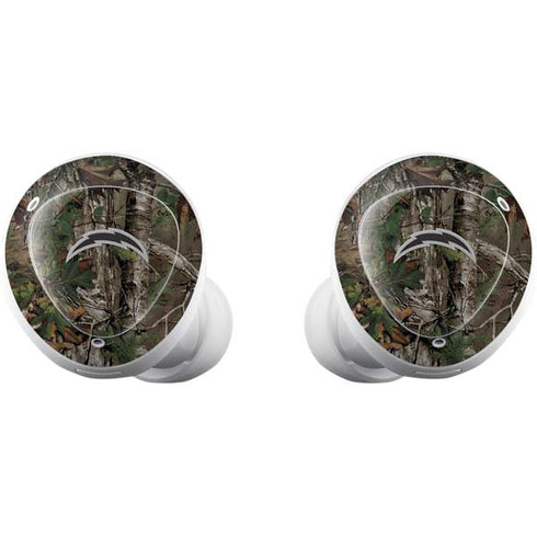 NFL Los Angeles Chargers Realtree Xtra Green Camo Galaxy Buds Plus Skin
