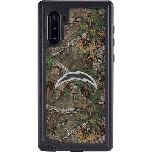 NFL Los Angeles Chargers Realtree Xtra Green Camo Galaxy Cases