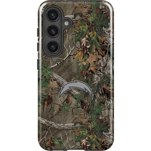 NFL Los Angeles Chargers Realtree Xtra Green Camo Galaxy S25 Plus Impact Case